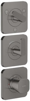 Axor Citterio C Thermostatmodul Cubic Cut polished black chrome (49711330)