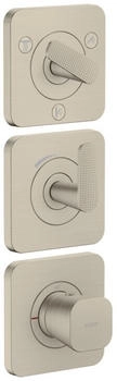 Axor Citterio C Thermostatmodul Cubic Cut brushed nickel (49711820)