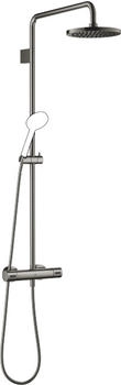 Dornbracht Showerpipe mit Brause-Thermostat Kopfbrause 220mm dark chrome (3445997919)