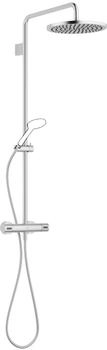 Dornbracht Showerpipe mit Brause-Thermostat Kopfbrause 300mm chrom gebürstet (3446097993)