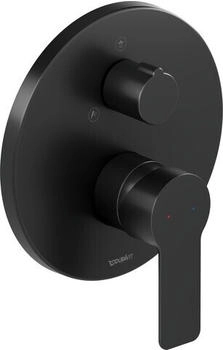 Duravit D-Code 2.0 Einhebel-Brausemischer Unterputz schwarz matt (DC4210012046)