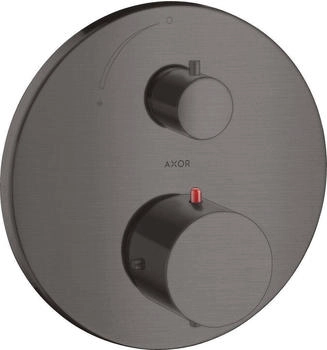 Axor Starck Thermostat Unterputz mit Abstellventil brushed black chrome (10700340)