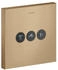 Axor ShowerSelect Square Ventil Unterputz für 3 Verbraucher (36717___)
