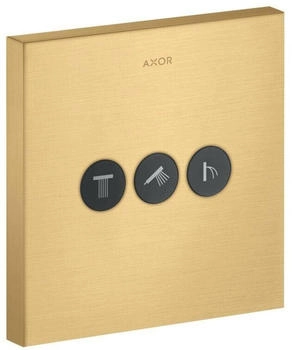 Axor ShowerSelect Square Ventil Unterputz f&uuml;r 3 Verbraucher brushed gold optic (36717250)