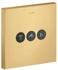 Axor ShowerSelect Square Ventil Unterputz für 3 Verbraucher (36717___)