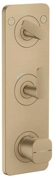 Axor Citterio C Thermostatmodul Cubic Cut brushed bronze (49701140)