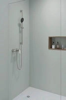 Duravit Wave Brausearmatur WA4230000070 Aufputz, Edelstahl geb&uuml;rstet