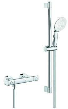 GROHE Grohtherm 800 C Thermostat-Brausebatterie mit Brausegarnitur 600mm chrom (34768001)