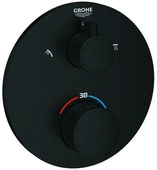 GROHE Grohtherm Thermostat-Brausebatterie schwarz matt (1022082430)