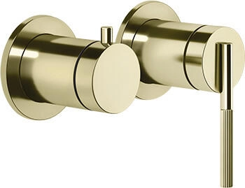 Gessi Ingranaggio 2-Wege Brause-Einhebelmischer messing (63580710)