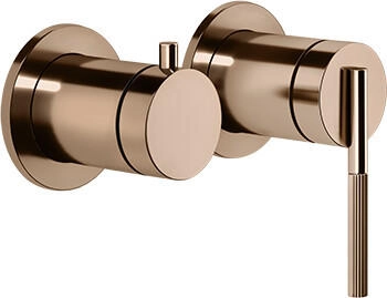 Gessi Ingranaggio 2-Wege Brause-Einhebelmischer kupfer (63580030)