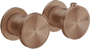 Gessi Origini Thermostat für 1 Verbraucher kupfer gebürstet (66132708)