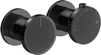 Gessi Origini Thermostat für 1 Verbraucher metall schwarz (66132706)