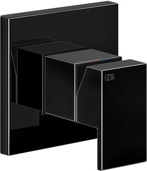 Gessi Rettangolo Wand-Einhebelmischer metall schwarz (20119706)