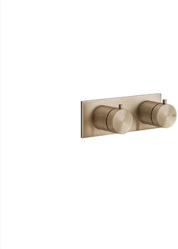 Gessi 316 Thermostat mit 3-Wege-Umlenkkartusche warm bronze geb&uuml;rstet (54036726)