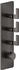 Gessi Inciso Hochleistungs-Thermostat mit 4 Wegen (58208___)