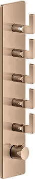 Gessi Inciso Hochleistungs-Thermostat mit 5 Wegen kupfer (58210030)