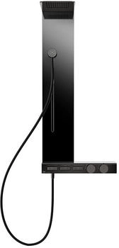 Gessi Hi-Fi Duschsäule mit Hand- Kopf- und Schwallbrause metall schwarz (63041706)