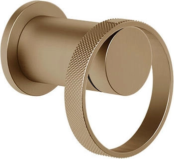 Gessi Anello Brause-Einhebelmischer warm bronze gebürstet (63361726)