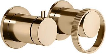 Gessi Anello 2-Wege Brause-Einhebelmischer warm bronze (63380735)