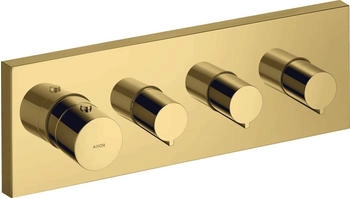 Axor Starck Showercollection Thermostatmodul f&uuml;r 3 Verbraucher polished gold optic (10751990)