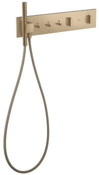Axor ShowerComposition Thermostatmodul 540/110 Unterputz f&uuml;r 3 Funktionen brushed bronze (12572140)