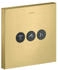 Axor ShowerSelect Square Ventil Unterputz für 3 Verbraucher (36717___)