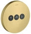Axor ShowerSelect Round Ventil Unterputz für 3 Verbraucher (36727___)