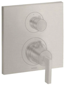 Axor Citterio Thermostat Unterputz mit Abstellventil und Hebelgriff edelstahl (39700800)