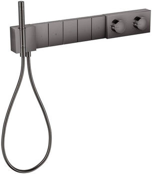 Axor Edge Thermostatmodul Select 680/100 Unterputz für 5 Verbraucher mit Diamantschliff polished black chrome (46731330)