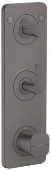 Axor Citterio C Thermostatmodul Cubic Cut brushed black chrome (49701340)