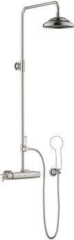 Dornbracht MADISON Showerpipe mit Brause- Thermostat ohne Handbrause platin matt (3445836006)
