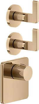 Gessi Inciso Hochleistungs-Thermostat mit 2 Wegen warm bronze (58214735)
