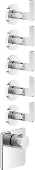 Gessi Inciso Hochleistungs-Thermostat mit 5 Wegen chrom (58220031)