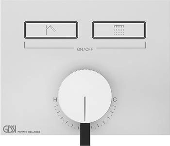 Gessi Hi-Fi Unterputz-Einhebelmischer f&uuml;r 2 Verbraucher (63079___)