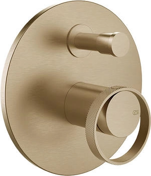 Gessi Anello 2-Wege Brause-Einhebelmischer warm bronze geb&uuml;rstet (63377726)