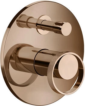 Gessi Anello 2-Wege Brause-Einhebelmischer schwarz matt (63377299)