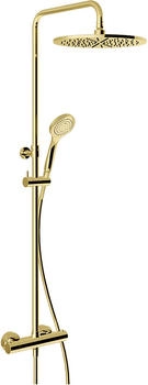 Gessi Duschsäule-Thermostat mit Antikalk-Kopfbrause gold (35177246)