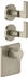 Gessi Inciso Hochleistungs-Thermostat mit 2 Wegen (58214___)