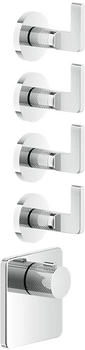 Gessi Inciso Hochleistungs-Thermostat mit 4 Wegen messing antik (58218713)