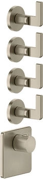 Gessi Inciso Hochleistungs-Thermostat mit 4 Wegen finox optik (58218149)