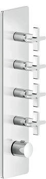 Gessi Inciso Hochleistungs-Thermostat mit 4 Wegen messing antik (58228713)