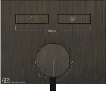 Gessi Hi-Fi Unterputz-Einhebelmischer f&uuml;r 2 Verbraucher bronze (63079187)