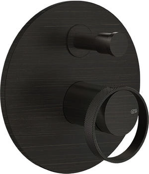 Gessi Anello 2-Wege Brause-Einhebelmischer bronze antik (63377187)