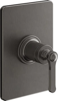 Gessi Venti20 Brause-Einhebelmischer metall schwarz gebürstet (65061707)