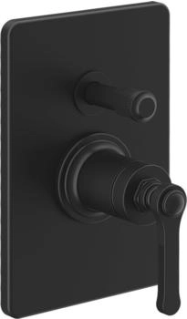 Gessi Venti20 Brause-Einhebelmischer mit Umlenkkartusche schwarz matt (65079299)