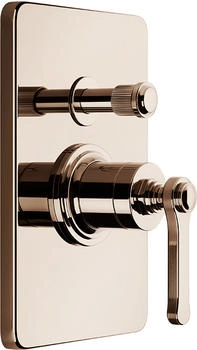 Gessi Venti20 Brause-Einhebelmischer mit Umlenkkartusche kupfer (65079030)