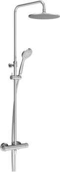 Gessi Duschs&auml;ule-Thermostat mit Antikalk-Kopfbrause chrom (35175031)