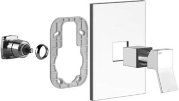 Gessi Rettangolo K Unterputz-Einhebelmischer chrom (53061031)