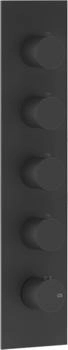 Gessi 316 Wellness Unterputz-Thermostat für 4 Verbraucher 3/4" schwarz matt (54518299)